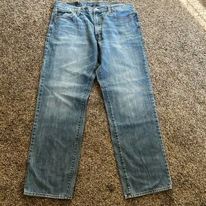 Lucky Brand Blue Straight Jeans with Classic Cut